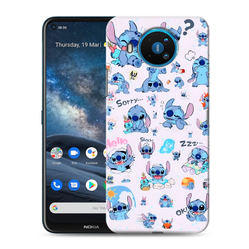 Силиконовый чехол на Nokia 8.3 с принтом Лило и Стич