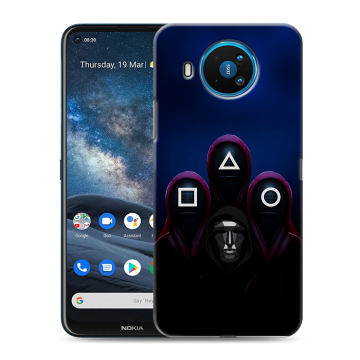 Силиконовый чехол на Nokia 8.3 с принтом Игра Кальмара