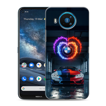 Силиконовый чехол на Nokia 8.3 с принтом BMW БМВ Силиконовый чехол на Nokia 8.3 с принтом BMW БМВ