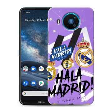 Силиконовый чехол на Nokia 8.3 с принтом Real Madrid Реал Мадрид Силиконовый чехол на Nokia 8.3 с принтом Real Madrid Реал Мадрид