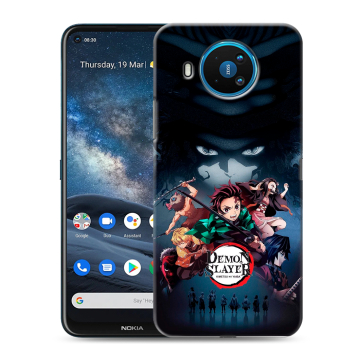 Силиконовый чехол на Nokia 8.3 с принтом Demon Slayer Клинок рассекающий демонов Силиконовый чехол на Nokia 8.3 с принтом Demon Slayer Клинок рассекающий демонов