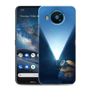 Силиконовый чехол на Nokia 8.3 с принтом Миньоны Силиконовый чехол на Nokia 8.3 с принтом Миньоны