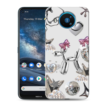 Силиконовый чехол на Nokia 8.3 с принтом Y2K Силиконовый чехол на Nokia 8.3 с принтом Y2K