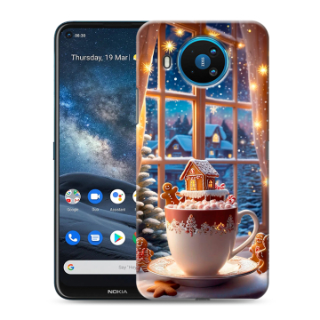 Силиконовый чехол на Nokia 8.3 с принтом Новый год