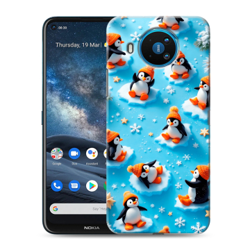 Силиконовый чехол на Nokia 8.3 с принтом Новый год