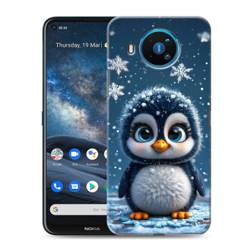 Силиконовый чехол на Nokia 8.3 с принтом Новый год