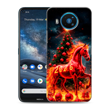 Силиконовый чехол на Nokia 8.3 с принтом Новый год
