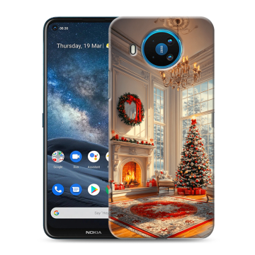Силиконовый чехол на Nokia 8.3 с принтом Новый год
