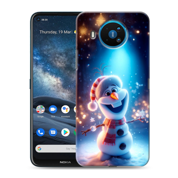 Силиконовый чехол на Nokia 8.3 с принтом Новый год