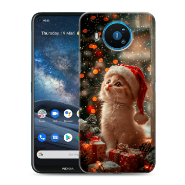 Силиконовый чехол на Nokia 8.3 с принтом Новый год