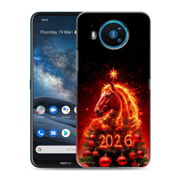 Силиконовый чехол на Nokia 8.3 с принтом Новый год