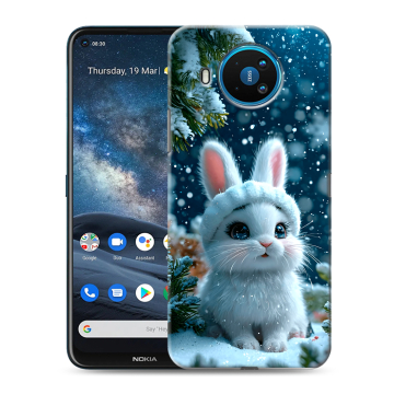 Силиконовый чехол на Nokia 8.3 с принтом Новый год