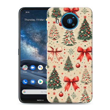 Силиконовый чехол на Nokia 8.3 с принтом Новый год