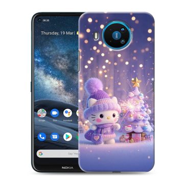 Силиконовый чехол на Nokia 8.3 с принтом Новый год