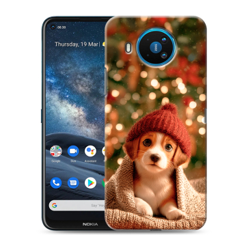 Силиконовый чехол на Nokia 8.3 с принтом Новый год