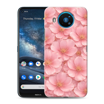 Силиконовый чехол на Nokia 8.3 с принтом женский