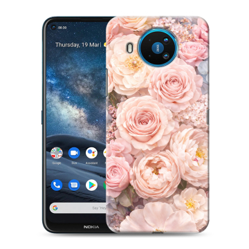 Силиконовый чехол на Nokia 8.3 с принтом женский