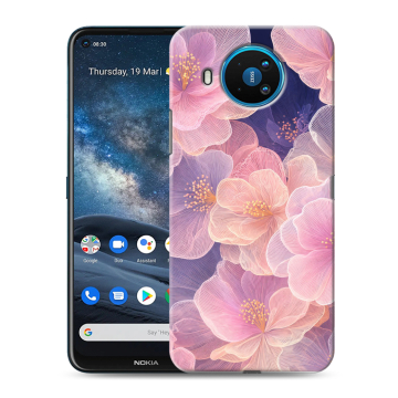 Силиконовый чехол на Nokia 8.3 с принтом женский