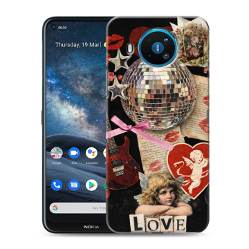 Силиконовый чехол на Nokia 8.3 с принтом для девочек