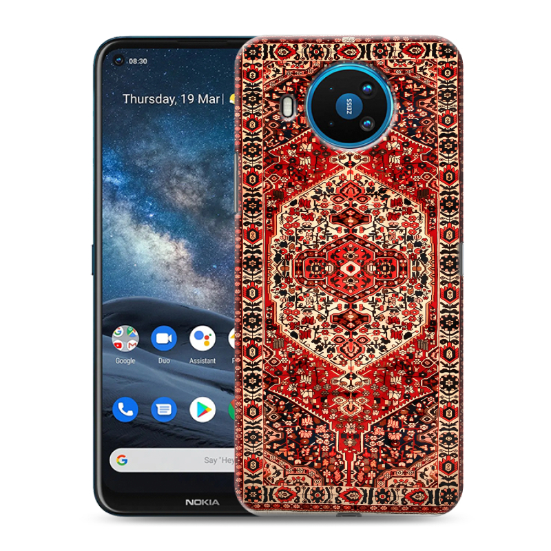 Силиконовый противоударный чехол на Nokia 8.3 с принтом Ковер Силиконовый противоударный чехол на Nokia 8.3 с принтом Ковер