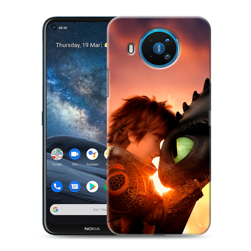 Силиконовый чехол на Nokia 8.3 с принтом Как приручить дракона Силиконовый чехол на Nokia 8.3 с принтом Как приручить дракона