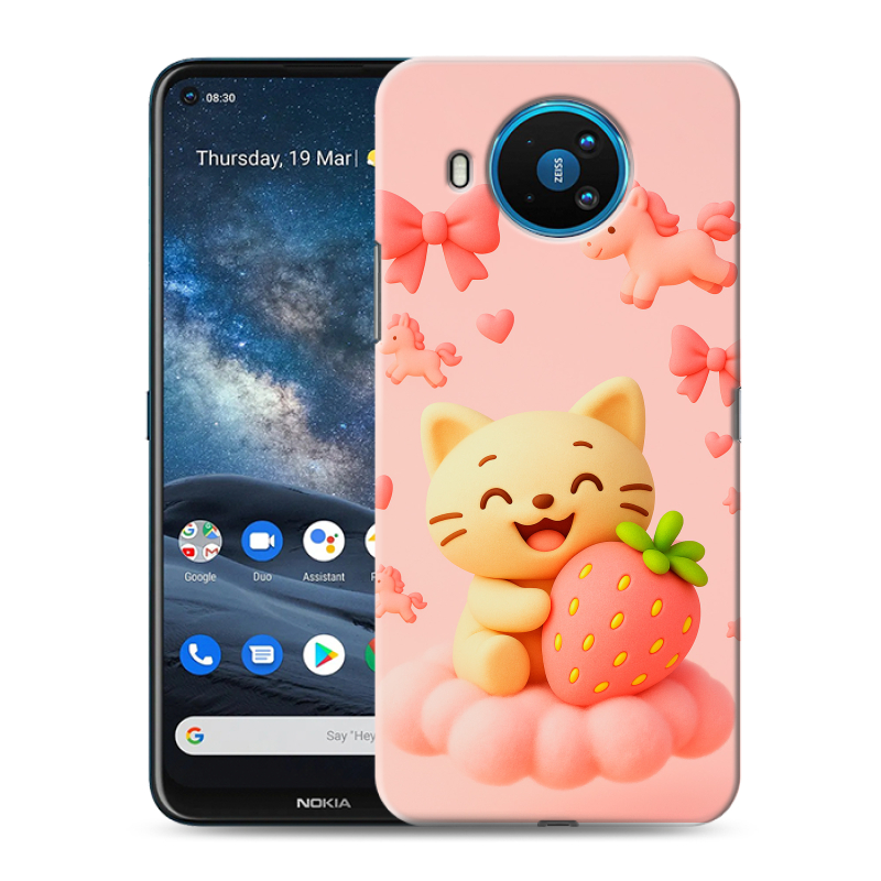 Силиконовый чехол на Nokia 8.3 с принтом для девочек Силиконовый чехол на Nokia 8.3 с принтом для девочек