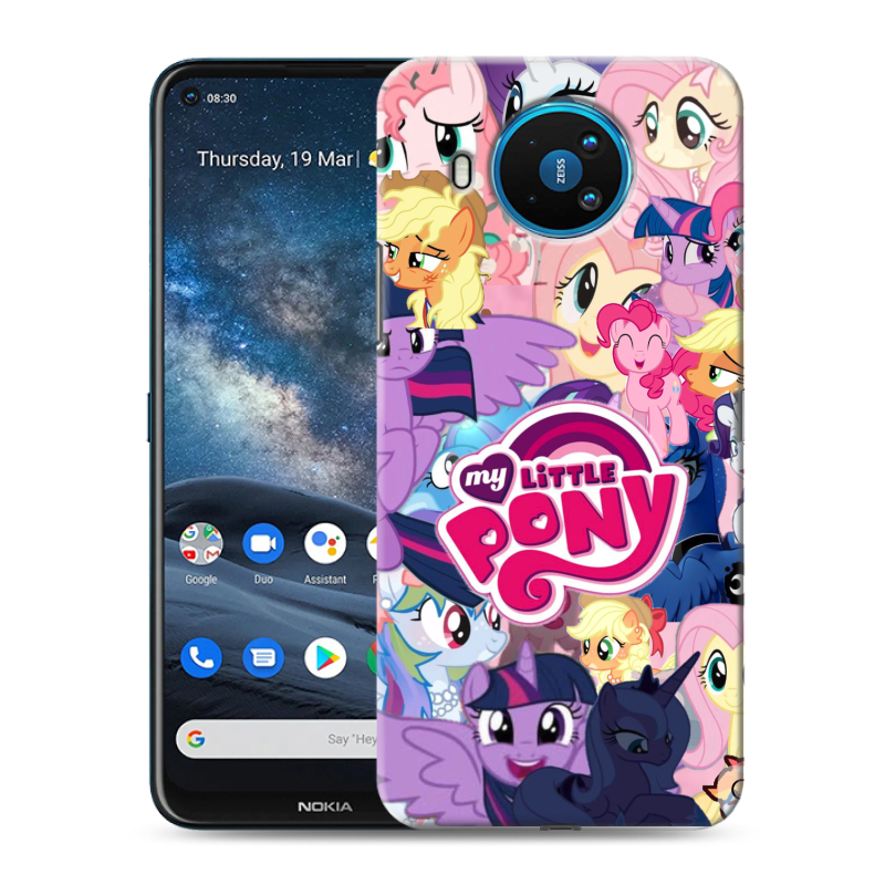 Силиконовый чехол на Nokia 8.3 с принтом My little pony Дружба чудо Силиконовый чехол на Nokia 8.3 с принтом My little pony Дружба чудо