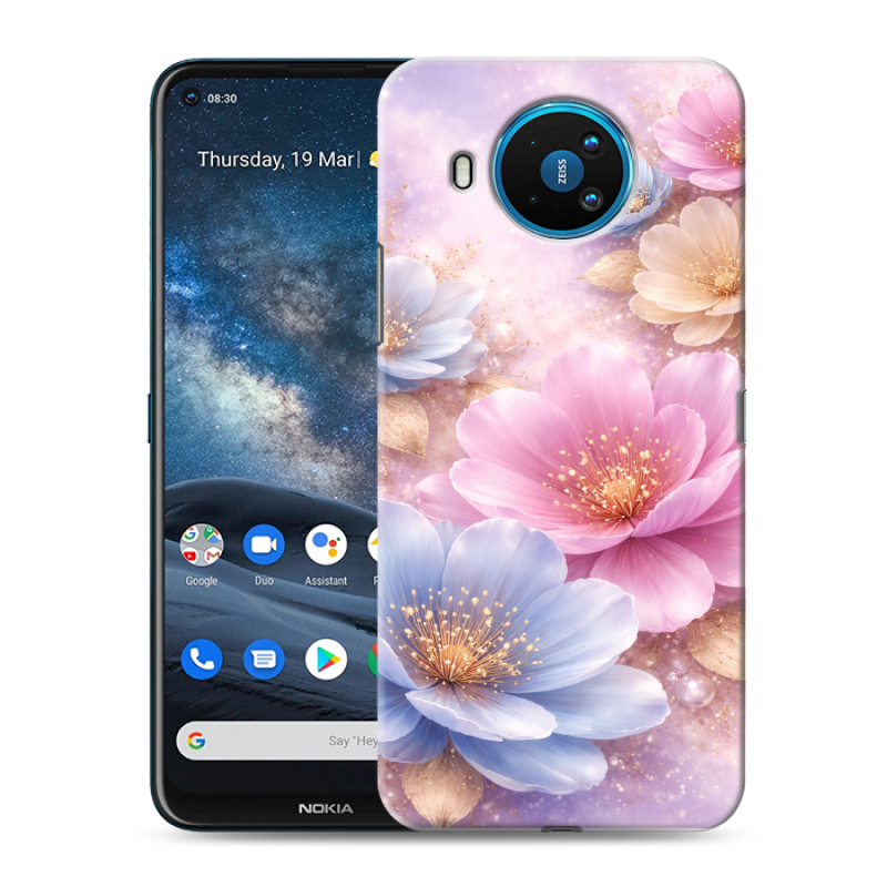 Силиконовый чехол на Nokia 8.3 с принтом женский Силиконовый чехол на Nokia 8.3 с принтом женский