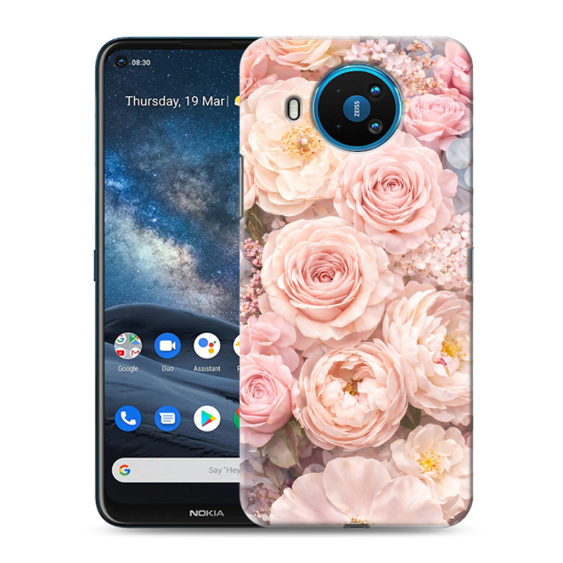 Силиконовый чехол на Nokia 8.3 с принтом женский Силиконовый чехол на Nokia 8.3 с принтом женский