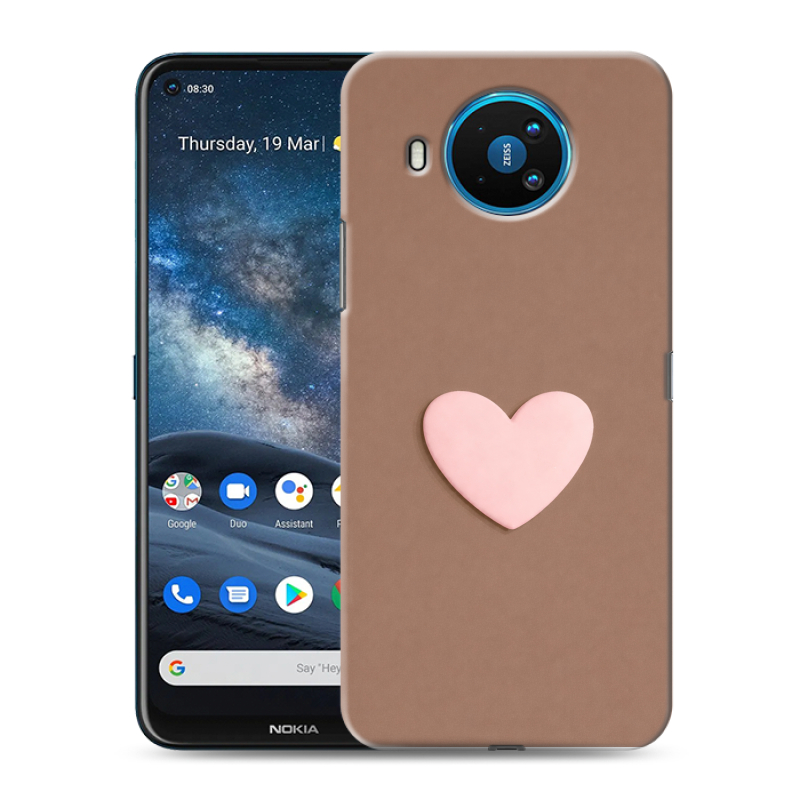 Силиконовый противоударный чехол на Nokia 8.3 с принтом женский Силиконовый противоударный чехол на Nokia 8.3 с принтом женский