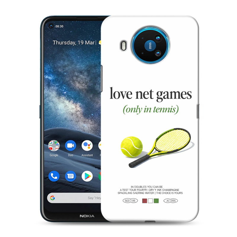 Силиконовый противоударный чехол на Nokia 8.3 с принтом для девочек Силиконовый противоударный чехол на Nokia 8.3 с принтом для девочек