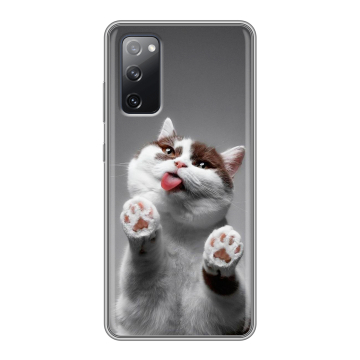 Силиконовый чехол на Samsung Galaxy S20 FE с принтом Коты Силиконовый чехол на Samsung Galaxy S20 FE с принтом Коты