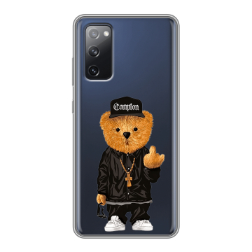 Силиконовый чехол на Samsung Galaxy S20 FE с принтом Мишка
