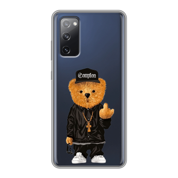 Силиконовый чехол на Samsung Galaxy S20 FE с принтом Плюшевый медведь