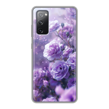 Силиконовый чехол на Samsung Galaxy S20 FE с принтом Розы цветы Силиконовый чехол на Samsung Galaxy S20 FE с принтом Розы цветы