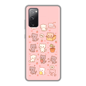 Силиконовый чехол на Samsung Galaxy S20 FE с принтом Hello Kitty Хелоу Кити