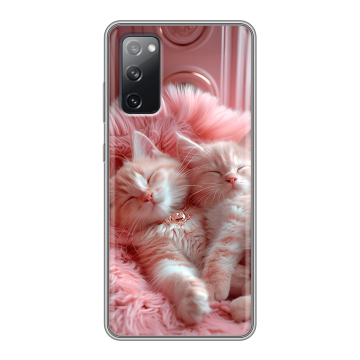 Силиконовый чехол на Samsung Galaxy S20 FE с принтом котята котики Силиконовый чехол на Samsung Galaxy S20 FE с принтом котята котики