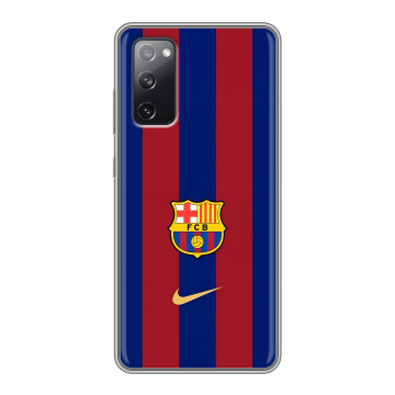 Силиконовый чехол на Samsung Galaxy S20 FE с принтом Барселона Barcelona