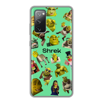 Силиконовый чехол на Samsung Galaxy S20 FE с принтом Шрек Shrek Силиконовый чехол на Samsung Galaxy S20 FE с принтом Шрек Shrek