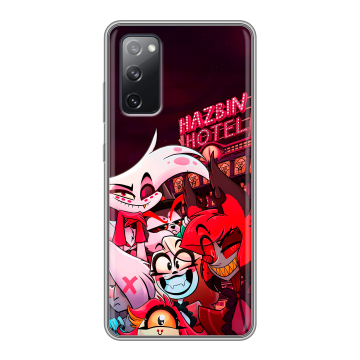 Силиконовый чехол на Samsung Galaxy S20 FE с принтом Hazbin Hotel Отель Хазбин