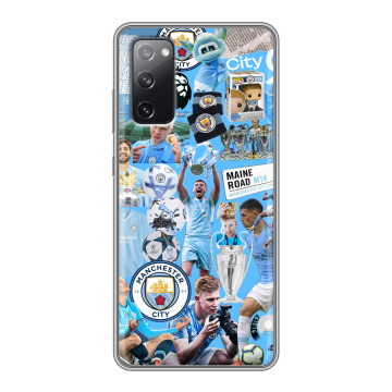 Силиконовый чехол на Samsung Galaxy S20 FE с принтом Man City Манчестер Сити Силиконовый чехол на Samsung Galaxy S20 FE с принтом Man City Манчестер Сити