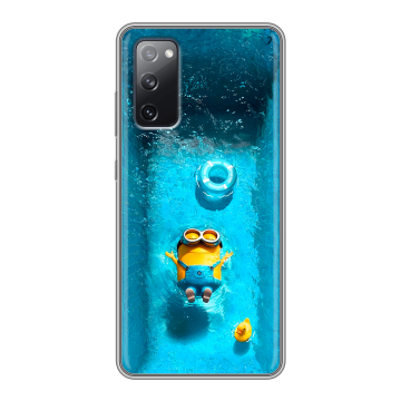 Силиконовый чехол на Samsung Galaxy S20 FE с принтом Миньоны Силиконовый чехол на Samsung Galaxy S20 FE с принтом Миньоны