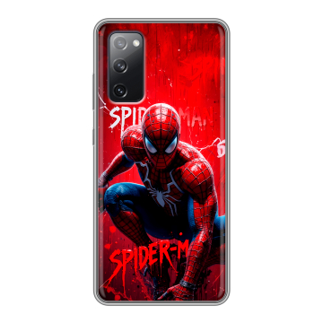 Силиконовый чехол на Samsung Galaxy S20 FE с принтом Spiderman Человек паук Силиконовый чехол на Samsung Galaxy S20 FE с принтом Spiderman Человек паук