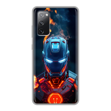 Силиконовый чехол на Samsung Galaxy S20 FE с принтом IronMan Железный человек