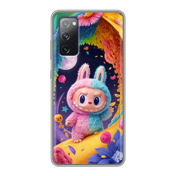Силиконовый чехол на Samsung Galaxy S20 FE с принтом Labubu Лабубу