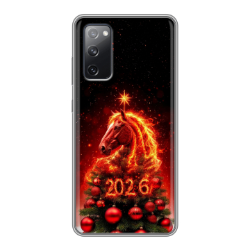 Силиконовый чехол на Samsung Galaxy S20 FE с принтом Новый год Силиконовый чехол на Samsung Galaxy S20 FE с принтом Новый год