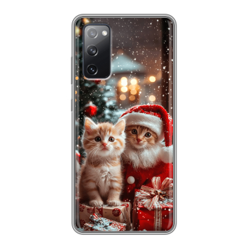 Силиконовый чехол на Samsung Galaxy S20 FE с принтом Новый год Силиконовый чехол на Samsung Galaxy S20 FE с принтом Новый год