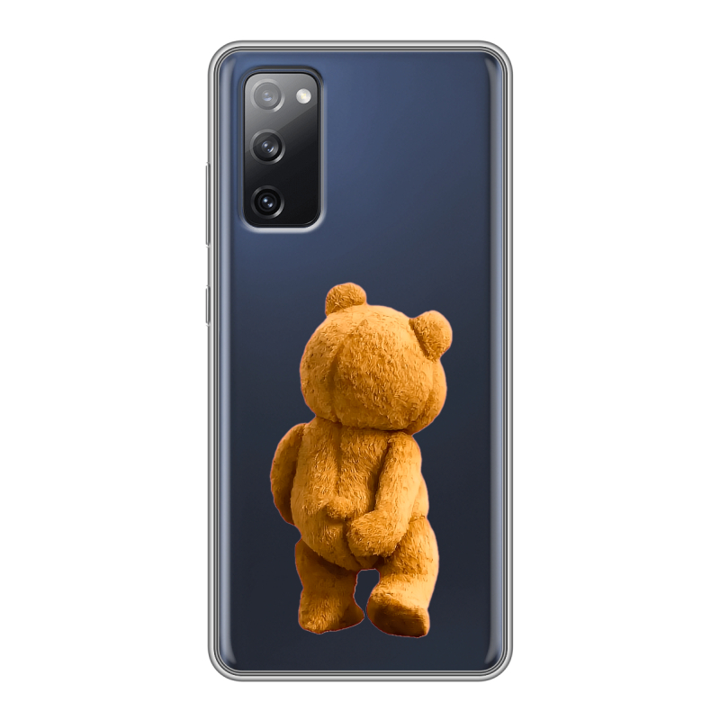 Силиконовый чехол на Samsung Galaxy S20 FE с принтом Медведь Силиконовый чехол на Samsung Galaxy S20 FE с принтом Медведь