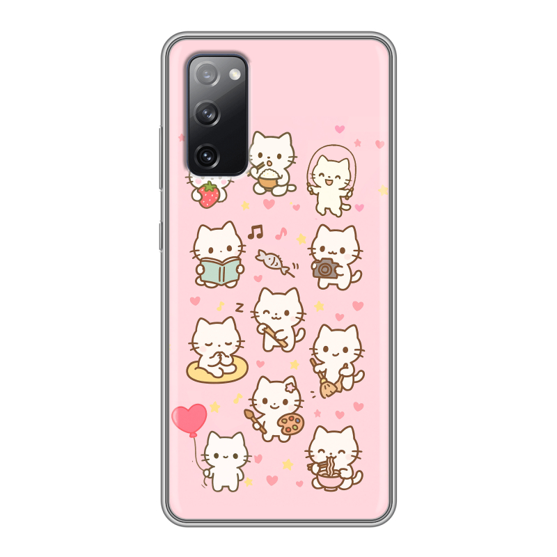 Силиконовый чехол на Samsung Galaxy S20 FE с принтом Hello Kitty Хелоу Кити Силиконовый чехол на Samsung Galaxy S20 FE с принтом Hello Kitty Хелоу Кити