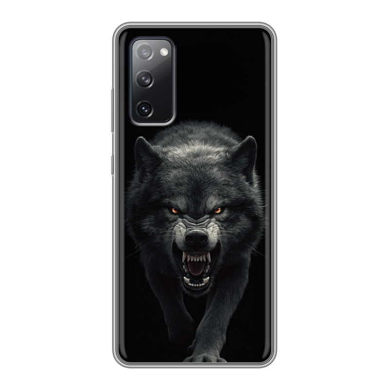 Силиконовый чехол на Samsung Galaxy S20 FE с принтом Волк Силиконовый чехол на Samsung Galaxy S20 FE с принтом Волк